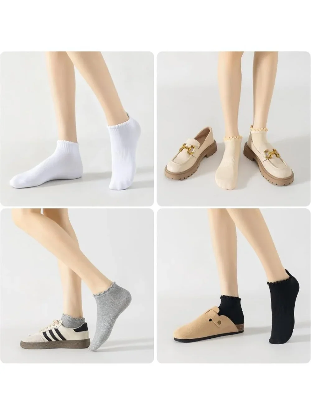 N/A frilly socks